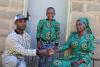 Eine Familie aus Lesotho