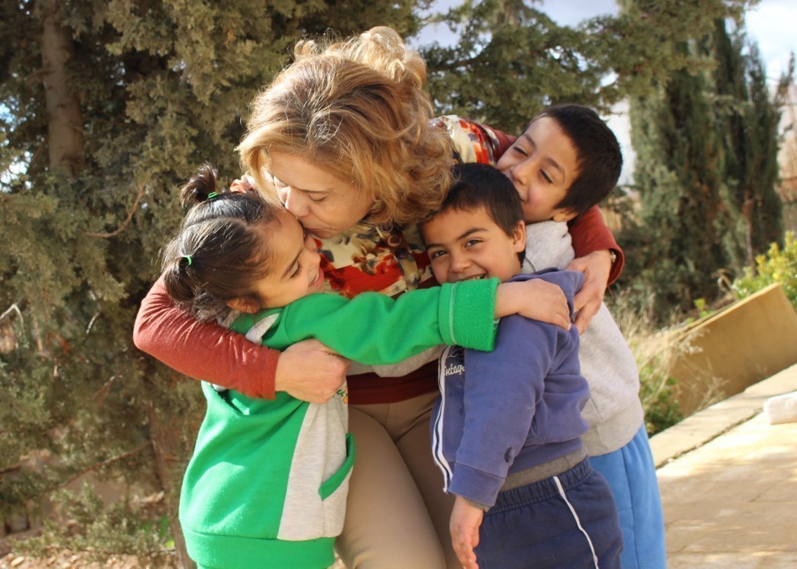 Les mamans SOS veillent au développement et à l'épanouissement des enfants syriens.