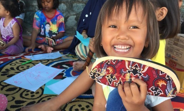 Glückliche Kinder aus Indonesien- Das Nothilfeteam von SOS-Kinderdorf hilft vor Ort.