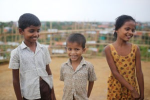 Kinder auf der Flucht in Bangladesch