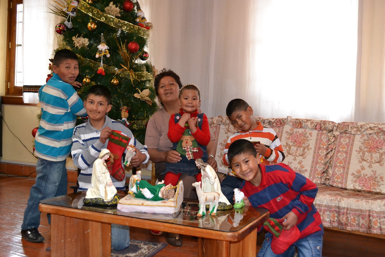 A Noël, l'atmosphère du SOS Village d'enfants  Potosí en Bolivie change comme par magie.