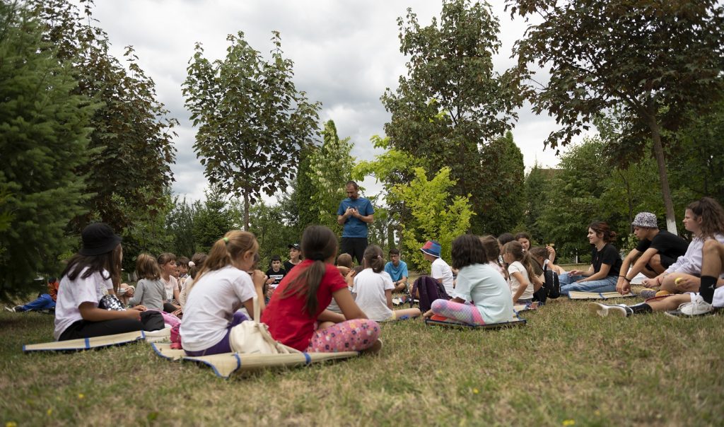 Istantanea del villaggio dei bambini SOS di Hemeiuș in Romania.